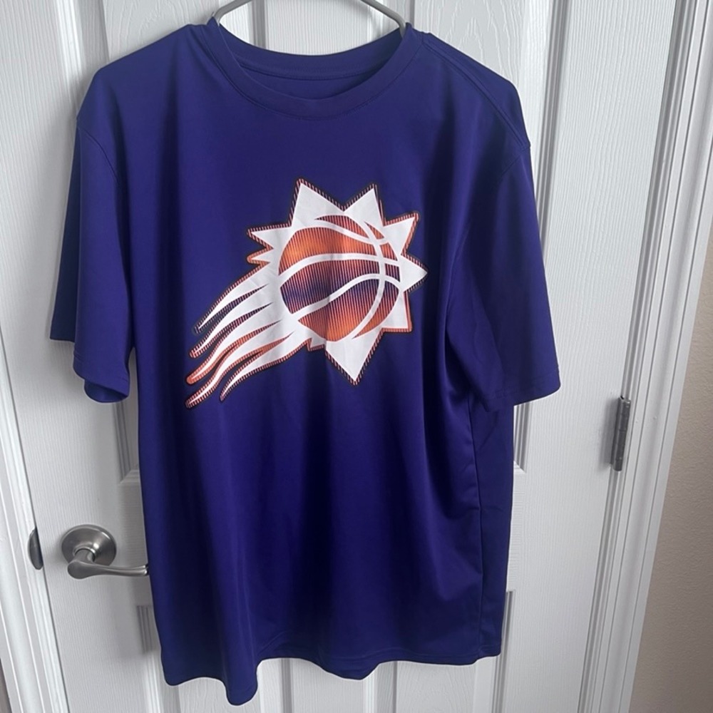 Phoenix Suns Devin Booker 1 Purple NBA Basketball Shirt Men's Large